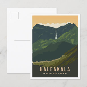Haleakala National Park Hawaii USA Travel  Postcard
