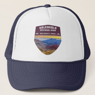 Haleakala National Park Hawaii Volcano Souvenir Trucker Hat