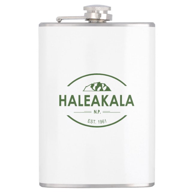 Haleakala National Park Hip Flask (Front)
