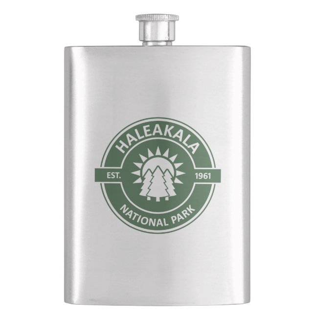 Haleakala National Park Hip Flask (Front)