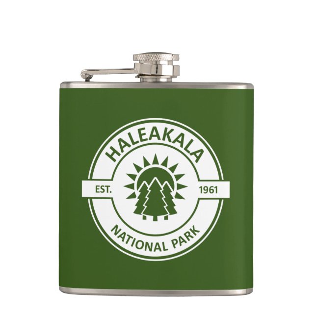 Haleakala National Park Hip Flask (Front)