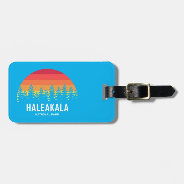 Haleakala National Park Luggage Tag (Front Horizontal)