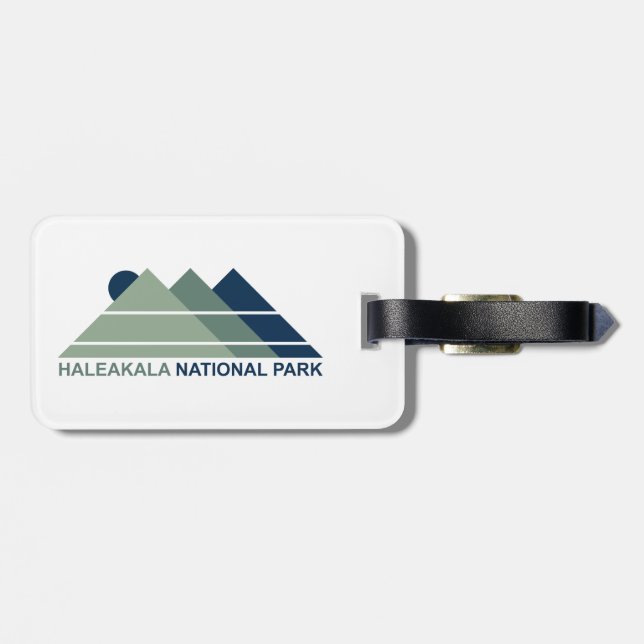 Haleakala National Park Mountain Sun Luggage Tag (Back Horizontal)