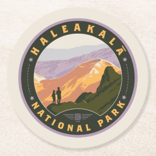 Haleakala National Park Round Paper Coaster