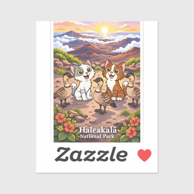 Haleakala National Park Sticker (Sheet)