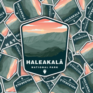 Haleakala National Park Vintage   Die-Cut Sticker