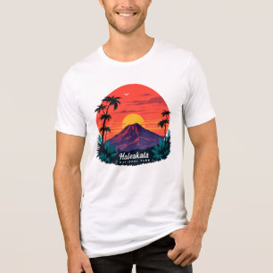 Haleakala National Park Vintage Hawaii Design Tri-Blend Shirt