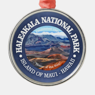 Haleakala NP2 Metal Tree Decoration