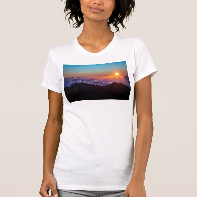 Haleakala Sunrise Maui Hawaii T-shirt (Front)