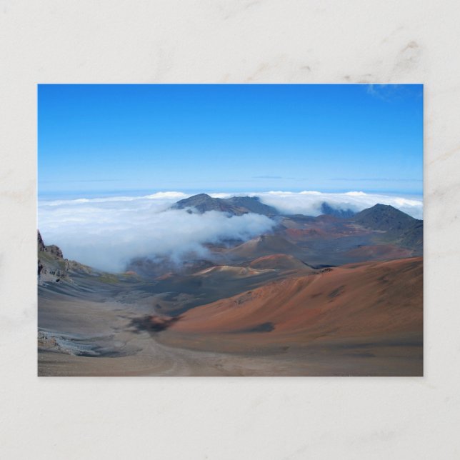 Haleakala volcano and crater, Maui Hawaii Postcard (Front)