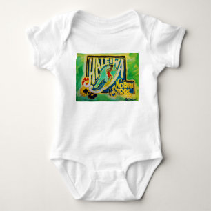 Haleiwa Hawaii Hula Aloha baby Bodysuit