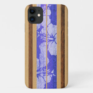 Haleiwa Surfboard Hawaiian Purple Case-Mate iPhone Case