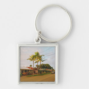 Haleiwa Surfer Town Key Ring