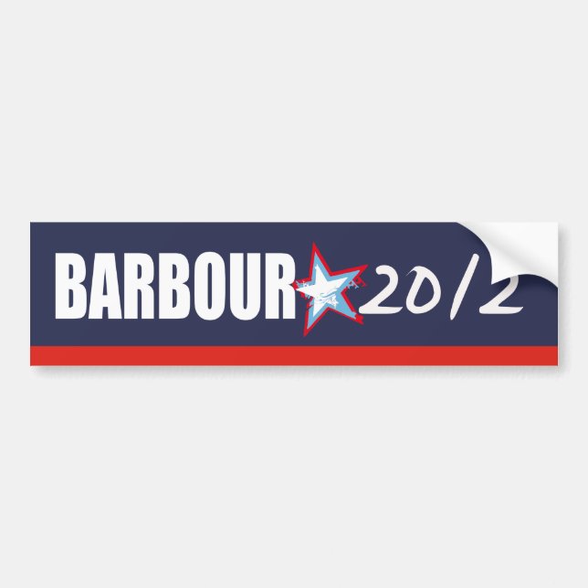 HALEY BARBOUR Election Gear Bumper Sticker (Front)