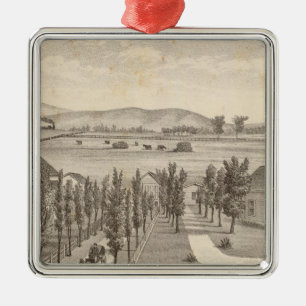 Haley res, farm metal tree decoration