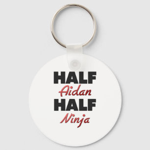 Half Aidan Half Ninja Key Ring