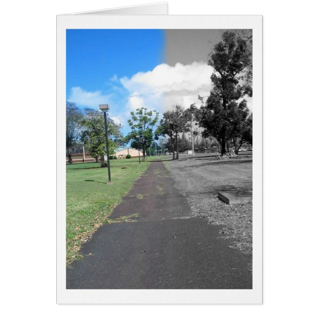 half and half card (Front)