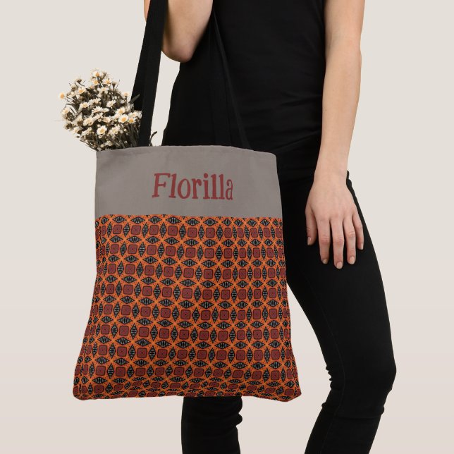Half And Half Tote Bag (Close Up)