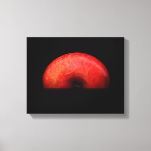 Half Apple *One of A Kind Photograph* *So Cool* Canvas Print