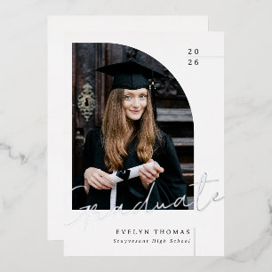 Half arch elegant modern graduation