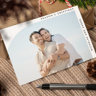 HALF ARCH SIMPLE CHRISTMAS HOLIDAY TWO PHOTOS