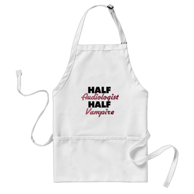 Half Audiologist Half Vampire Standard Apron (Front)
