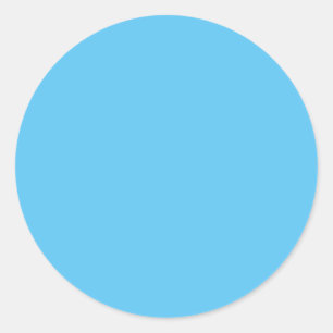 Half Baked,Jeans Blue,Jordy Blue, Classic Round Sticker