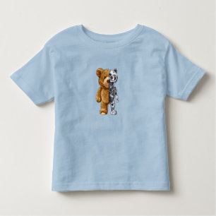 Half Bear Half Robot Toddler T-Shirt