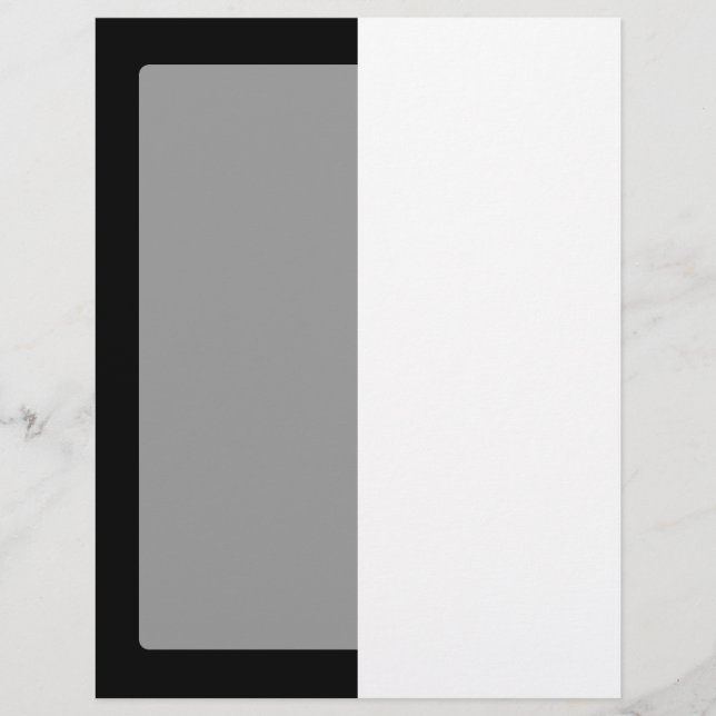 Half Black And Half White Stripes (Front)