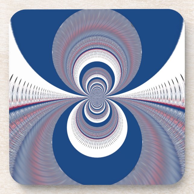 Half Blue Coaster (Front)