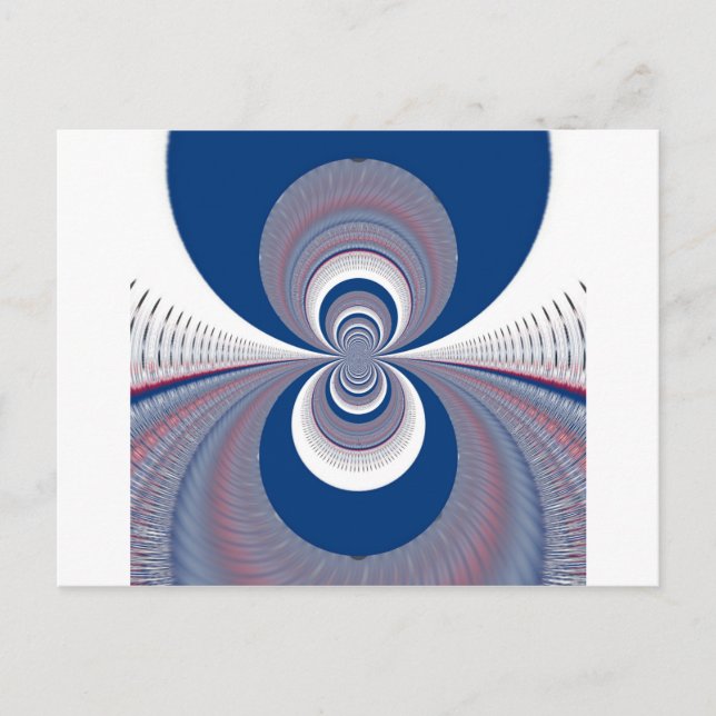 Half Blue Postcard (Front)