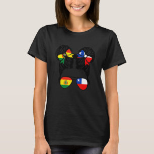 Half Bolivian Half Chilean Girl Bolivia Kids T-Shirt