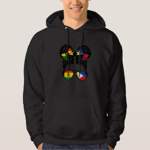 Half Bolivian Half Filipino Girl Bolivia Kids Hoodie