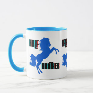 Half Brother Horse Rearing Mug