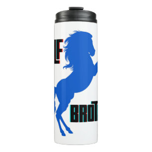 Half Brother Horse Rearing Thermal Tumbler