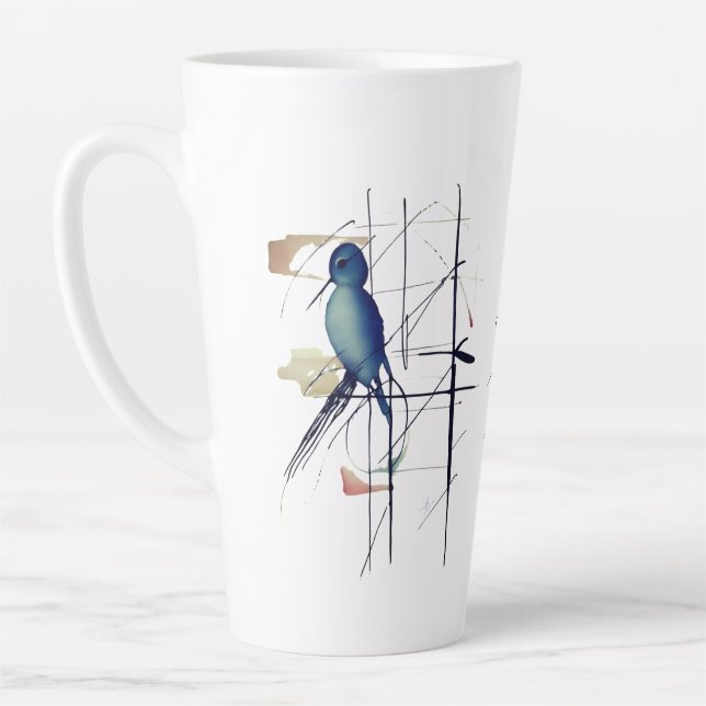 Half captive 1 latte mug (Left)