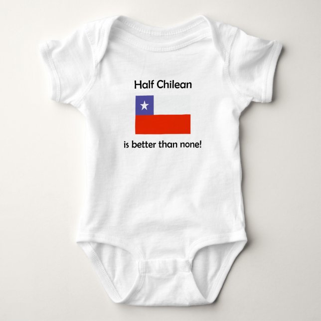 Half Chilean Baby Bodysuit (Front)