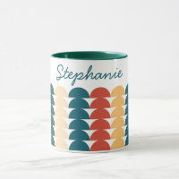 Half Circle Geometric Shape Pattern Name
