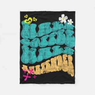 Half coffee half bartender coffee lover distressed fleece blanket