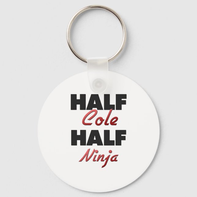 Half Cole Half Ninja Key Ring (Front)