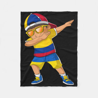 Half Colombian Half Ukrainian Boy Colombia Ukraine Fleece Blanket