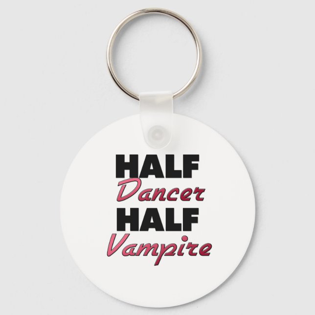 Half Dancer Half Vampire Key Ring (Front)