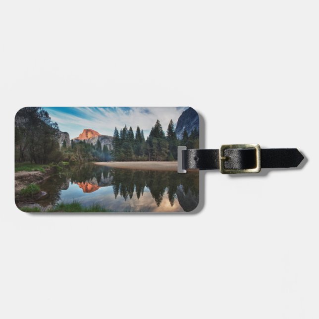 Half Dome and Merced Luggage Tag (Front Horizontal)