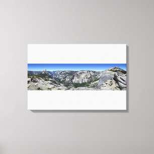 Half Dome and Yosemite Valley - Yosemite Canvas Print