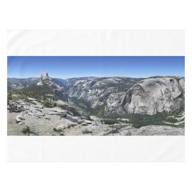 Half Dome and Yosemite Valley - Yosemite Tablecloth (Front (Horizontal))