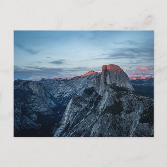 Half Dome at Sunset - Yosemite Photography Postcard (Front)