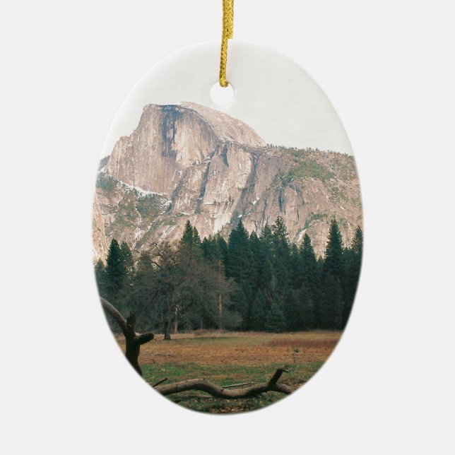 Half Dome Ceramic Tree Decoration (Front)