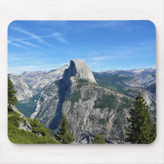 Half Dome from Glacier Point, Yosemite, CA Mouse Pad (Front)