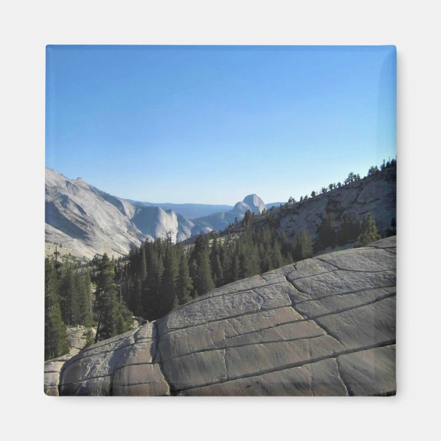 Half Dome from Olmstead Point, Yosemite, CA Magnet (Front)