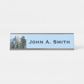 Half Dome from Panorama Trail I Desk Name Plate